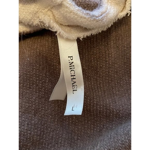 boho gorp core knit tunic size Large ombre brown blue cream tie back nwt - Picture 4 of 8